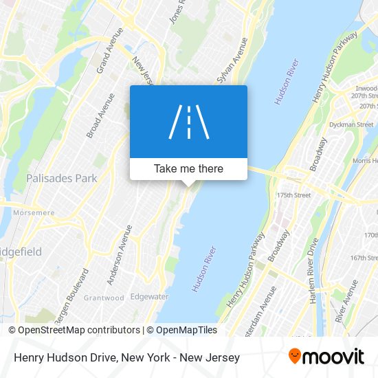 Henry Hudson Drive map