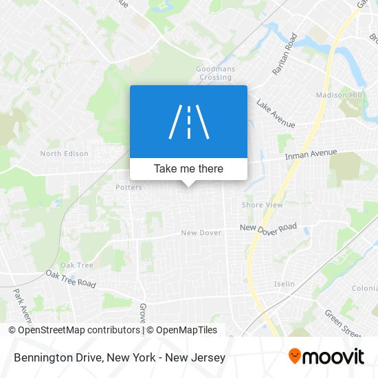 Mapa de Bennington Drive