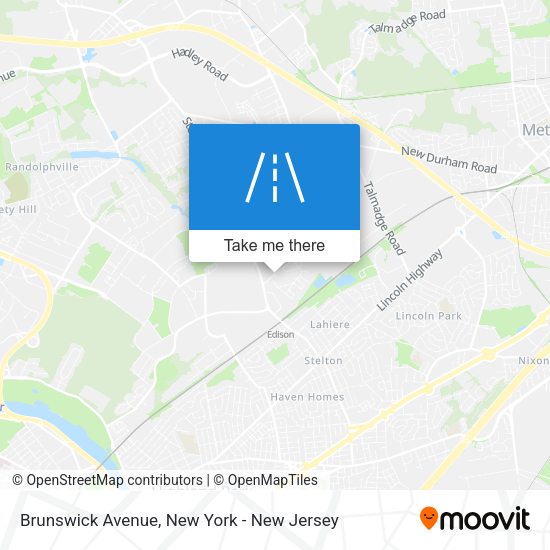 Mapa de Brunswick Avenue