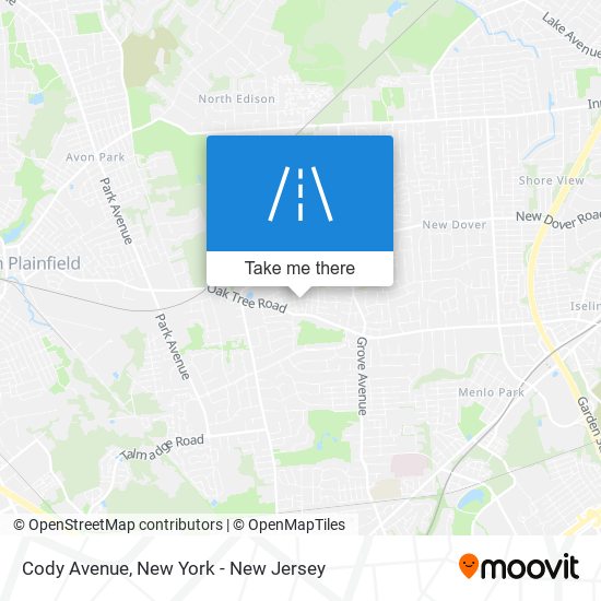 Cody Avenue map