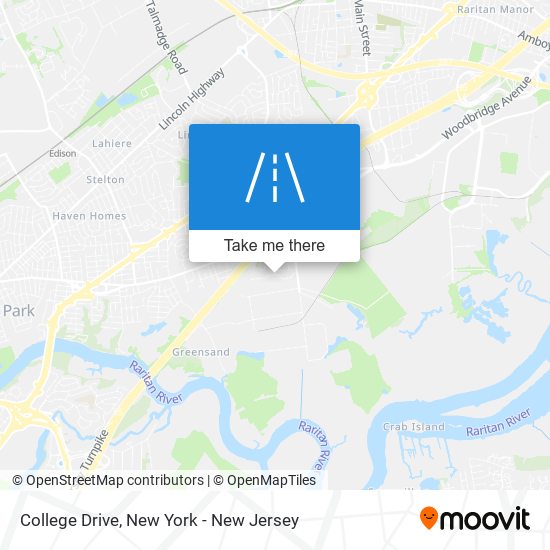 College Drive map