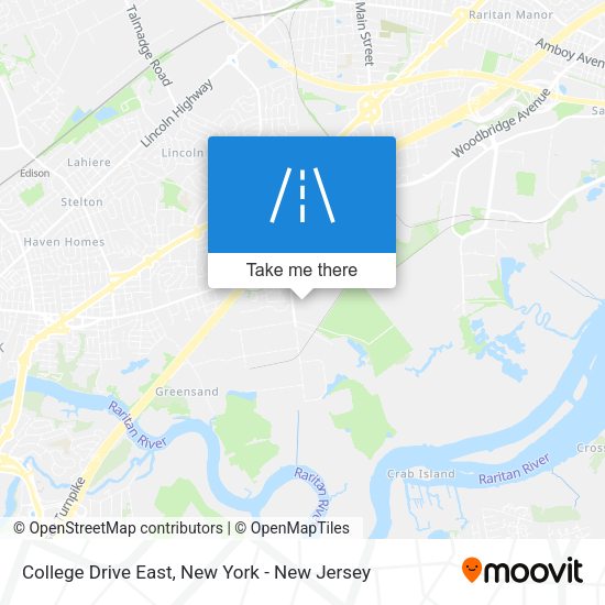 College Drive East map