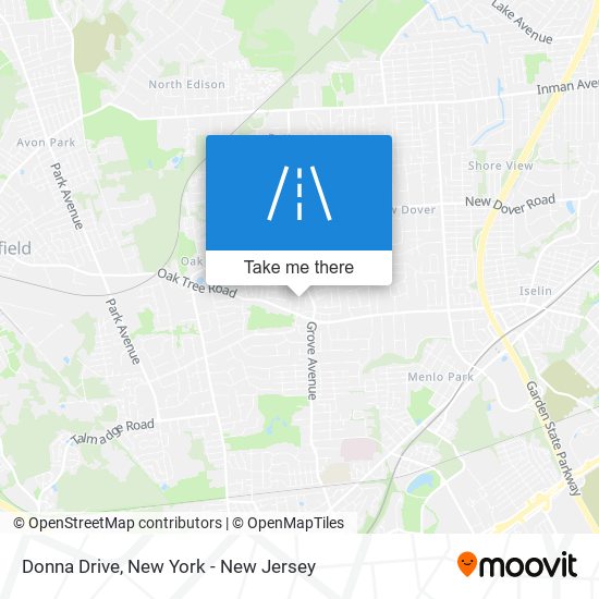 Donna Drive map