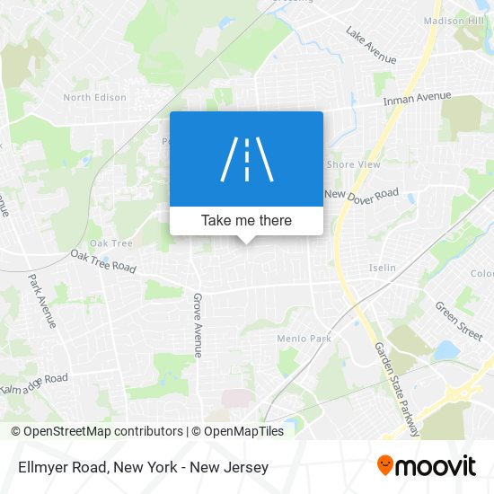 Ellmyer Road map