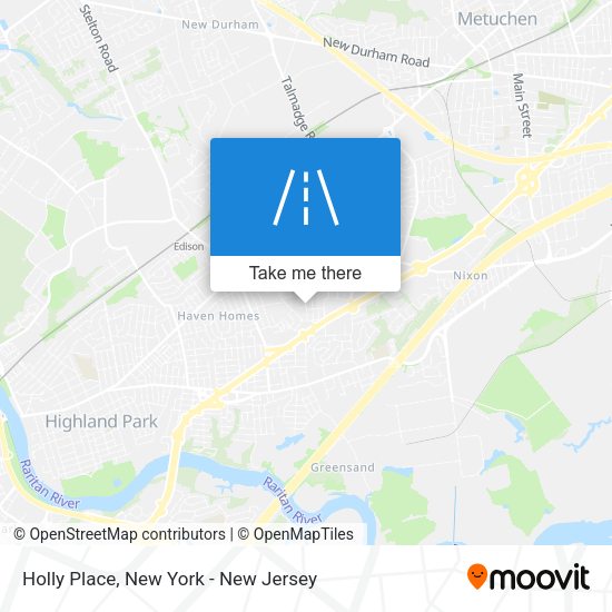 Mapa de Holly Place