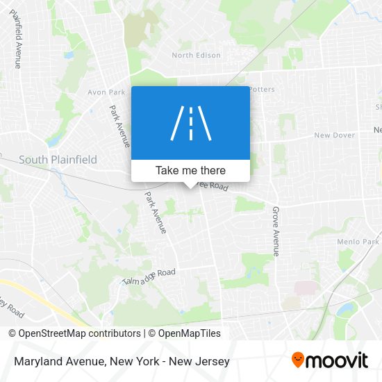 Maryland Avenue map