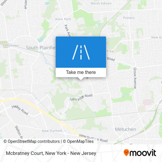 Mapa de Mcbratney Court