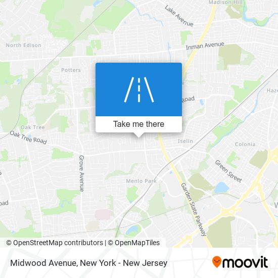 Midwood Avenue map