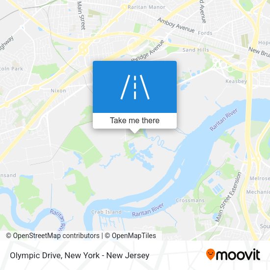 Olympic Drive map