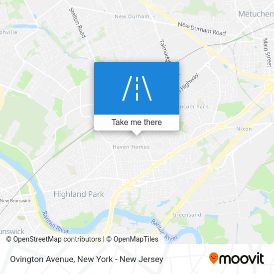 Mapa de Ovington Avenue