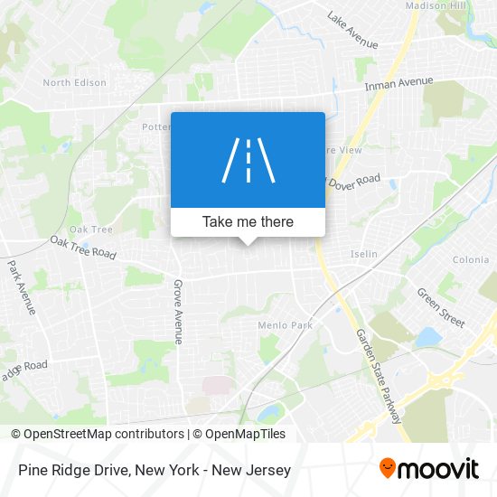 Pine Ridge Drive map