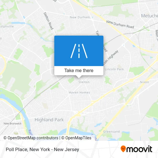 Poll Place map