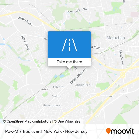 Mapa de Pow-Mia Boulevard