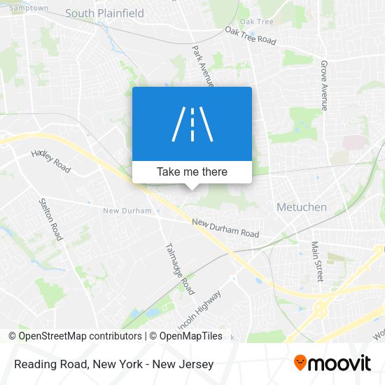 Mapa de Reading Road