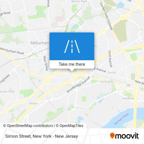 Mapa de Simon Street
