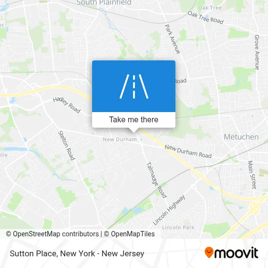 Sutton Place map