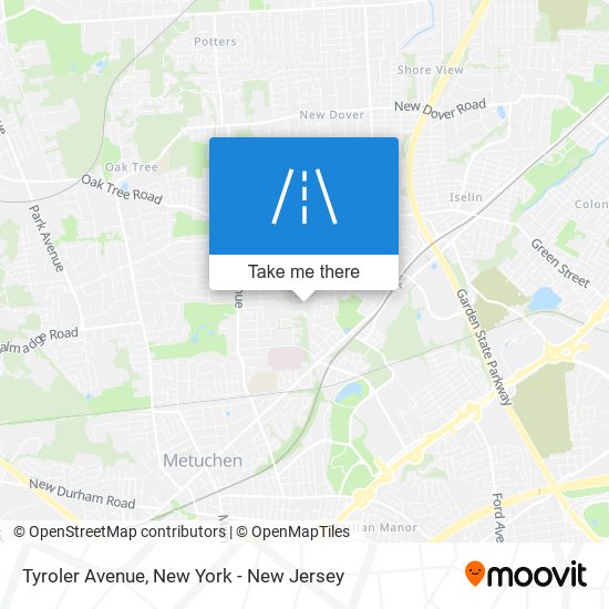 Tyroler Avenue map