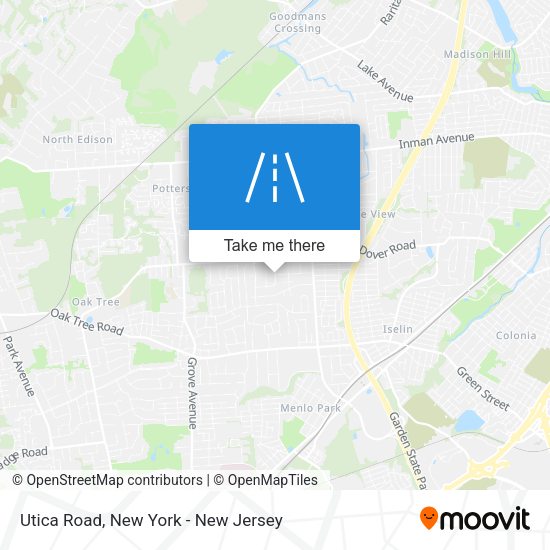 Utica Road map