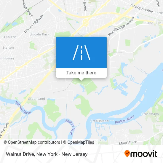 Walnut Drive map
