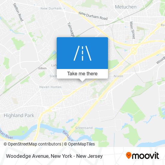 Woodedge Avenue map