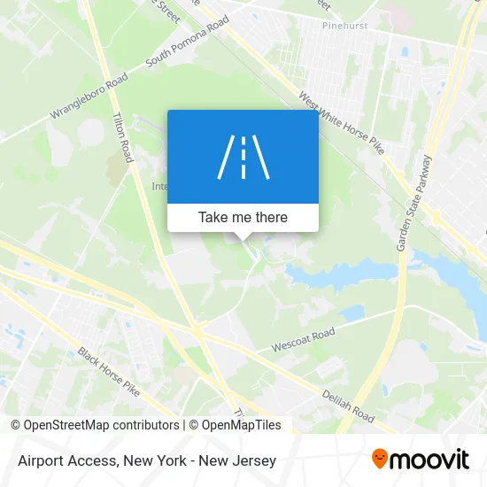 Airport Access map