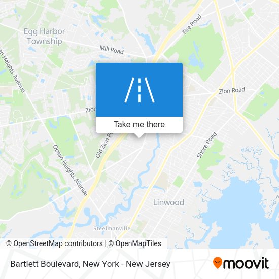 Mapa de Bartlett Boulevard