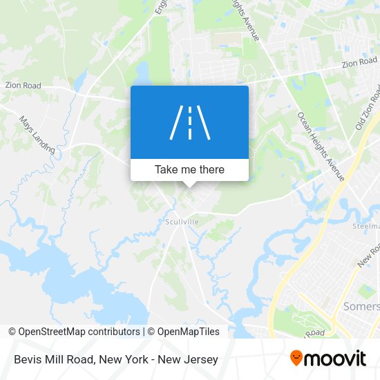 Mapa de Bevis Mill Road