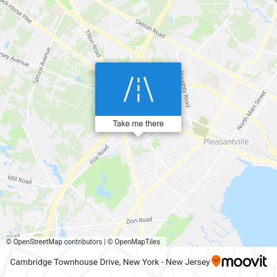 Cambridge Townhouse Drive map
