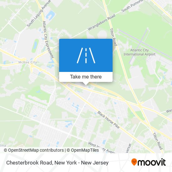 Chesterbrook Road map