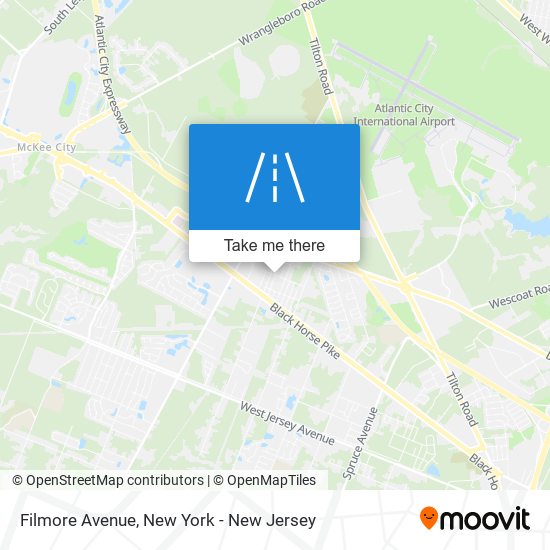 Mapa de Filmore Avenue