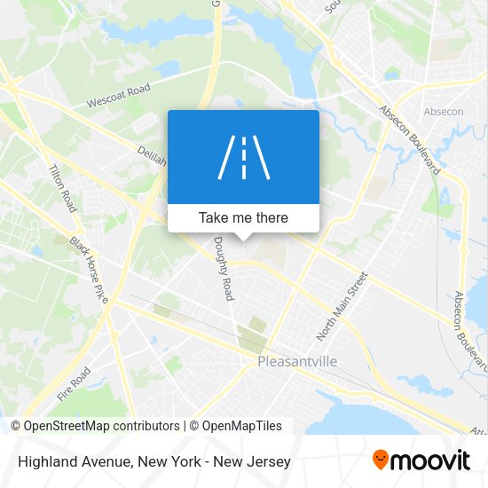 Mapa de Highland Avenue