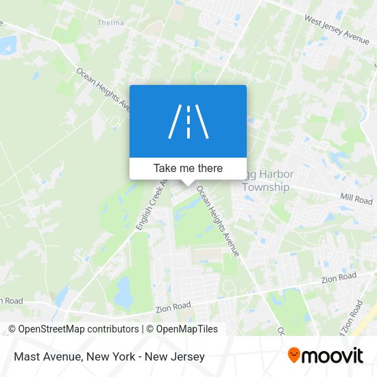 Mast Avenue map