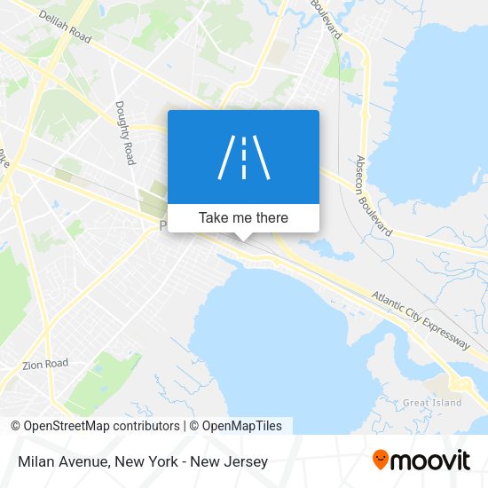 Mapa de Milan Avenue