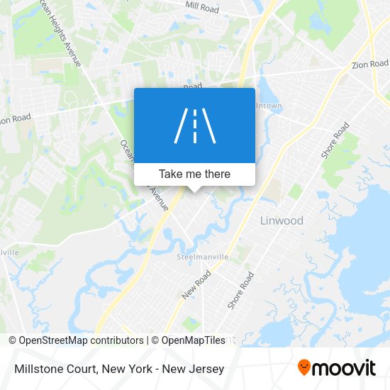 Mapa de Millstone Court