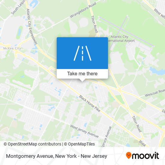 Mapa de Montgomery Avenue