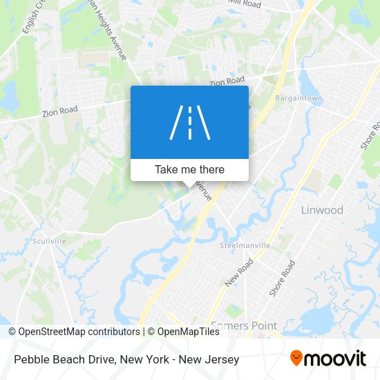 Mapa de Pebble Beach Drive