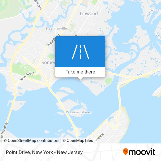 Point Drive map