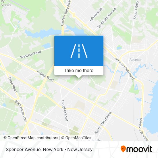 Mapa de Spencer Avenue