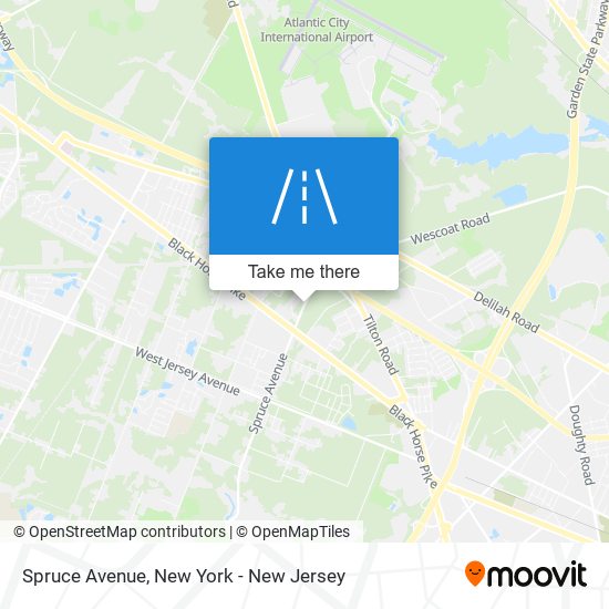 Mapa de Spruce Avenue