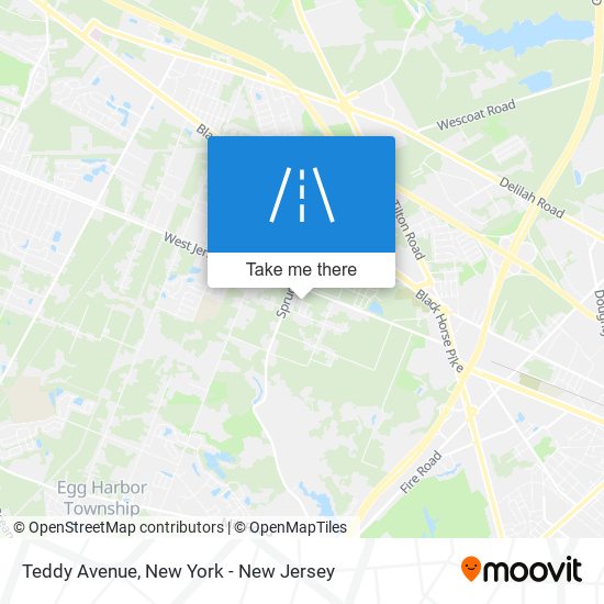 Mapa de Teddy Avenue