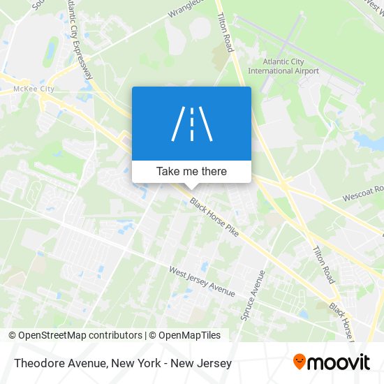 Mapa de Theodore Avenue