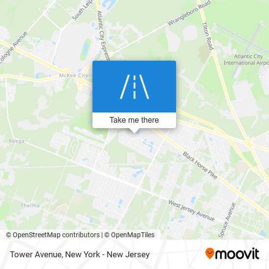 Mapa de Tower Avenue