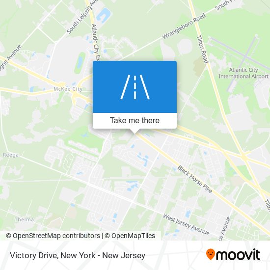 Victory Drive map