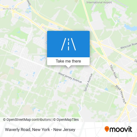 Waverly Road map