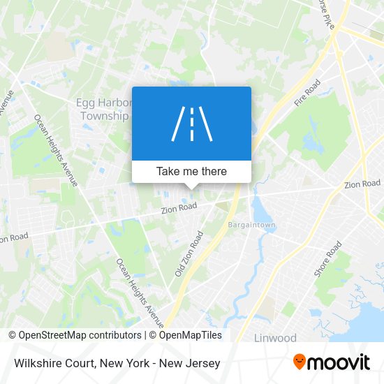Mapa de Wilkshire Court
