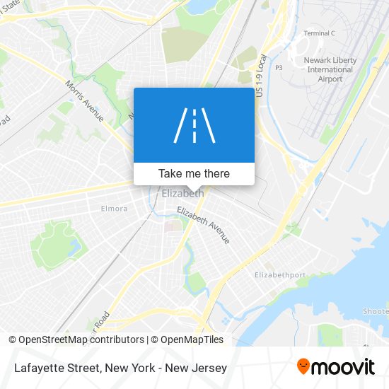 Lafayette Street map