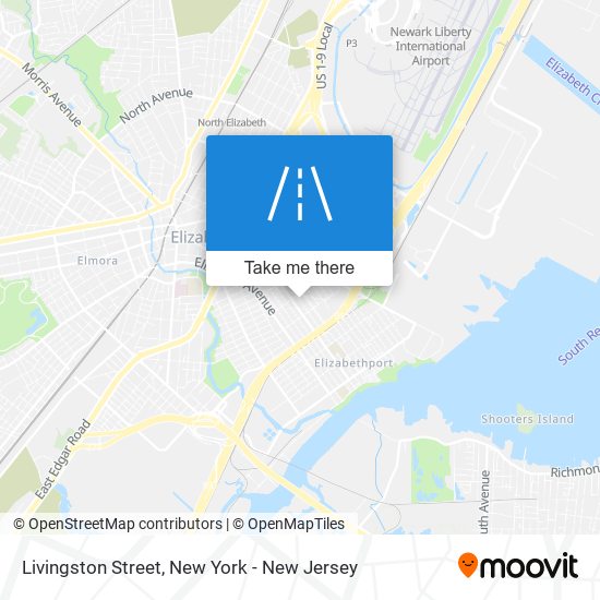 Mapa de Livingston Street
