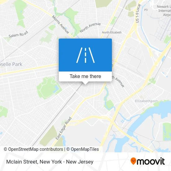 Mapa de Mclain Street