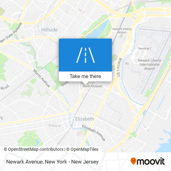 Newark Avenue map