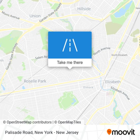 Mapa de Palisade Road